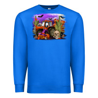 True Royal Halloween tractor Premium Sweatshirt - RanaPortraitStore