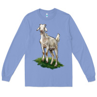 Colony Blue Kiko Goat Long Sleeve Tee - LillyAllenDesigns