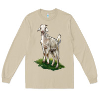 Mushroom Kiko Goat Long Sleeve Tee - LillyAllenDesigns