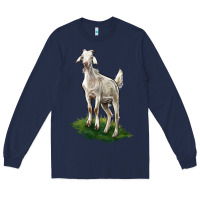 Navy Kiko Goat Long Sleeve Tee - LillyAllenDesigns