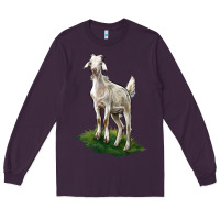 Plum Kiko Goat Long Sleeve Tee - LillyAllenDesigns