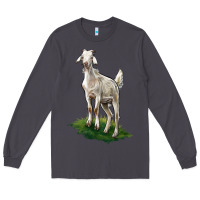 Smoke Kiko Goat Long Sleeve Tee - LillyAllenDesigns