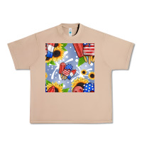 Burro patriotic popsicle Urban Heavy Tee - BundleAndBundleShop