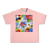 Salmon patriotic popsicle Urban Heavy Tee - BundleAndBundleShop