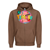 Chestnut teacher Zipper Hoodie - NancyCooperArtShop