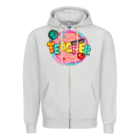 Dove Grey teacher Zipper Hoodie - NancyCooperArtShop