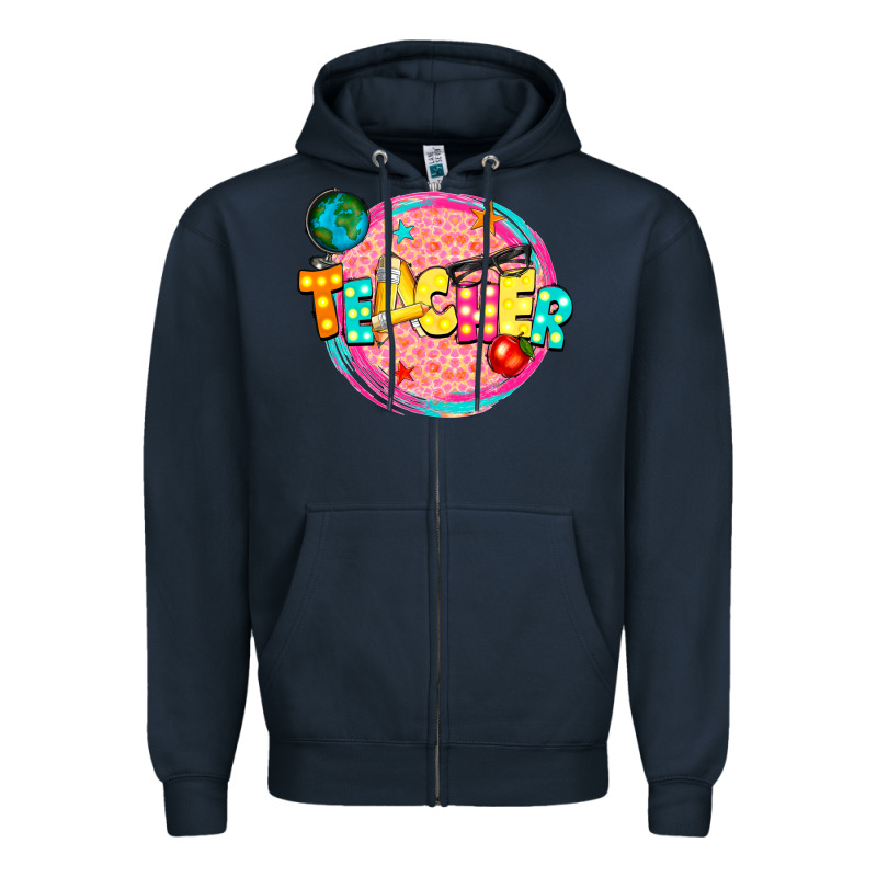 Teacher Zipper Hoodie by NancyCooperArtShop | Teevron