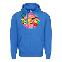 True Royal teacher Zipper Hoodie - NancyCooperArtShop