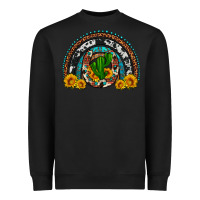 Black cactus sunflower horseshoe rainbow Heavyweight Sweatshirt - Artiststas