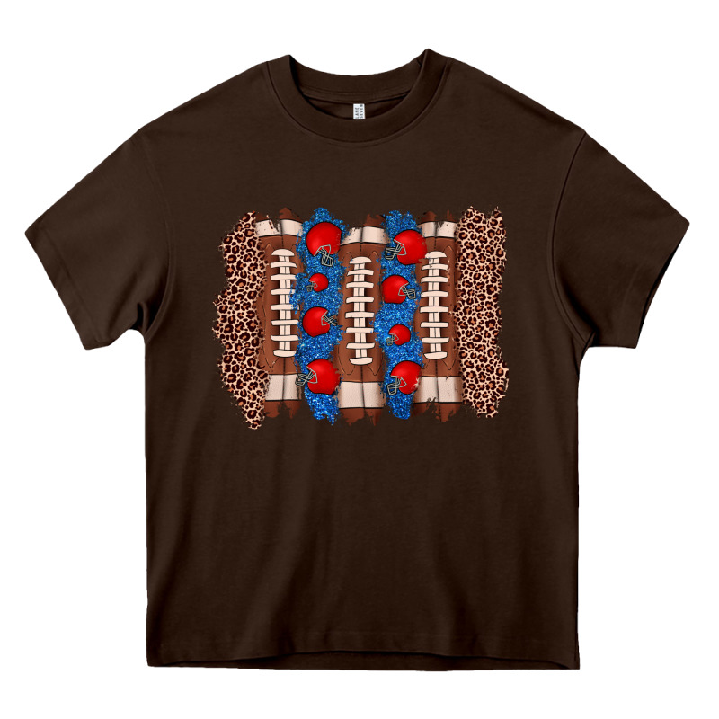 Football Brushstroke Heavy Core Tee by Zillion Design Studio | Teevron