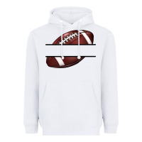 White football name frame Heavyweight Hoodie - BarkalooDesign