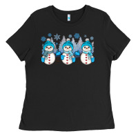 Snowman Winter Ladies Tee | Teevron