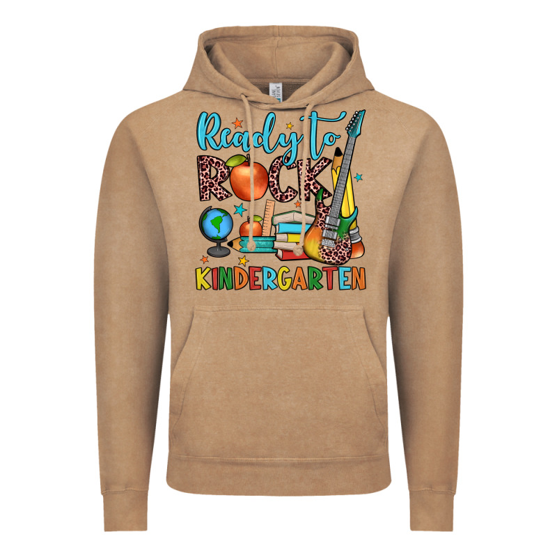 Ready To Rock Kindergarten Vintage Hoodie by JahusDesignShop | Teevron