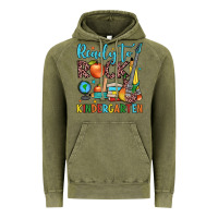Vintage Olive ready to rock kindergarten Vintage Hoodie - JahusDesignShop