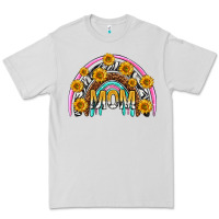 Dove Grey mom with sunflower rainbow mothers day Premium Tee - texasbilliewilder