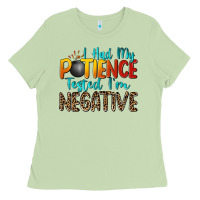 Matcha i had my patience tested i'm negative Ladies Tee - Zillion Design Studio