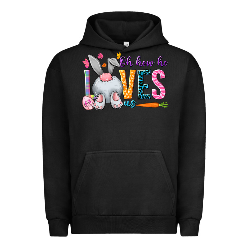 Oh How He Loves Us Easter Day Urban Hoodie by HowdyJamesFarm | Teevron