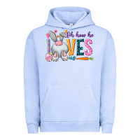 Pigment Grape Ice Oh how he loves us Easter Day Urban Hoodie - HowdyJamesFarm