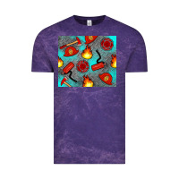 Cloud Purple firefighter equipment Vintage Tee - Artiststas