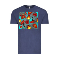 Vintage Denim firefighter equipment Vintage Tee - Artiststas