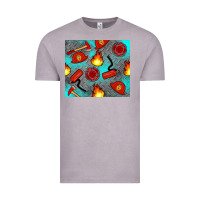 Vintage Zinc firefighter equipment Vintage Tee - Artiststas