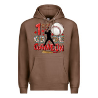 Chestnut back to school 1st baseball game on Premium Hoodie - NancyCooperArtShop