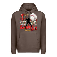 Coffee back to school 1st baseball game on Premium Hoodie - NancyCooperArtShop
