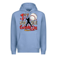 Colony Blue back to school 1st baseball game on Premium Hoodie - NancyCooperArtShop