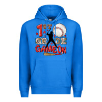 True Royal back to school 1st baseball game on Premium Hoodie - NancyCooperArtShop