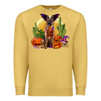 Antique Gold Halloween german shepherd Premium Sweatshirt - RanaPortraitStore