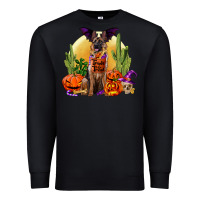 Black Halloween german shepherd Premium Sweatshirt - RanaPortraitStore