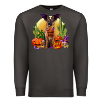 Smoke Halloween german shepherd Premium Sweatshirt - RanaPortraitStore