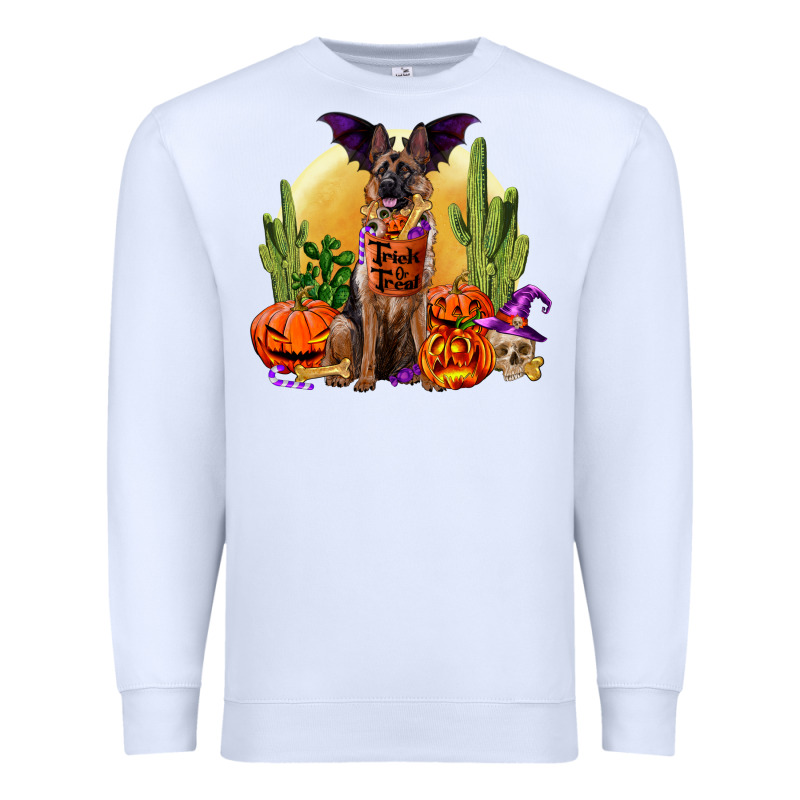 Halloween German Shepherd Premium Sweatshirt by RanaPortraitStore | Teevron