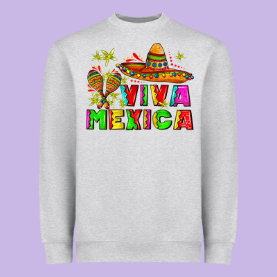 Viva Mexica Heavyweight Sweatshirt Designed By Adodesignshop