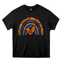 Black basketball rainbow Heavy Core Tee - Zillion Design Studio