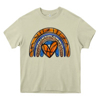 Mossy basketball rainbow Heavy Core Tee - Zillion Design Studio