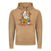 Vintage Camel happy easter with bunny and sunflowers Vintage Hoodie - RanaPortraitStore