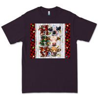 Plum ho ho ho christmas cow Premium Tee - RanaPortraitStore