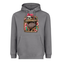Storm cute floral baby sloth Heavyweight Hoodie - Jasminsmagicworld