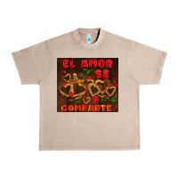 French Oak el amor se comparte with churros Urban Heavy Tee - AdoDesignShop
