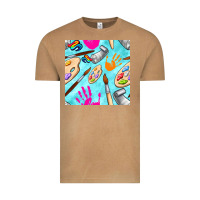 Vintage Camel find art class seamless pattern Vintage Tee - BundleAndBundleShop