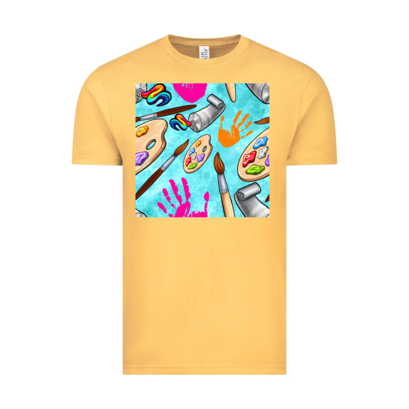 Find Art Class Seamless Pattern Vintage Tee by BundleAndBundleShop | Teevron