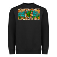 Black cactus sunflower horseshoe license plate Heavyweight Sweatshirt - Artiststas