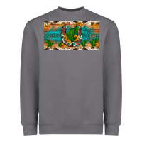 Storm cactus sunflower horseshoe license plate Heavyweight Sweatshirt - Artiststas