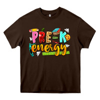 Chocolate Brown pre k energy Heavy Core Tee - texasbilliewilder