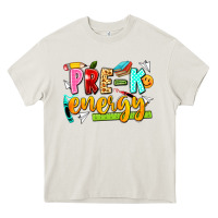 Cream pre k energy Heavy Core Tee - texasbilliewilder