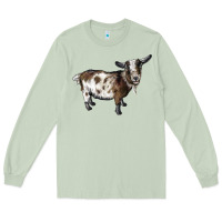 Matcha Nigerian Dwarf Goat Long Sleeve Tee - LillyAllenDesigns