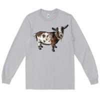 Moon Dust Nigerian Dwarf Goat Long Sleeve Tee - LillyAllenDesigns