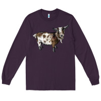 Plum Nigerian Dwarf Goat Long Sleeve Tee - LillyAllenDesigns