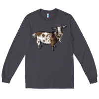 Smoke Nigerian Dwarf Goat Long Sleeve Tee - LillyAllenDesigns